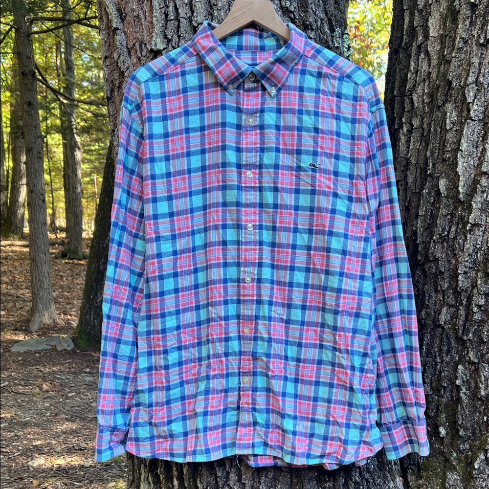 Men’s Vineyard Vines Classic Fit Whale Shirt - XXL